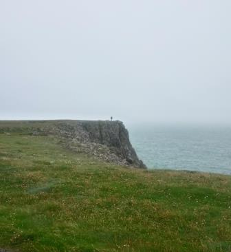 William Fagus on cliff